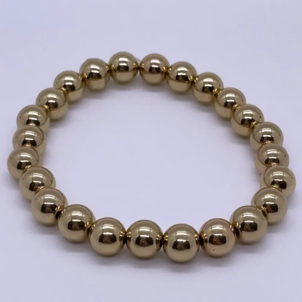 NWT Wool + Pepper Co. Gold Beaded Bracelet - Picture 2 of 5